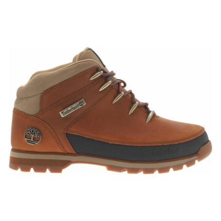 Bottines en cuir brunes à talon plat avec des...