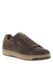 Thumbnail Tennis marron à talon plat avec des lacets et nom de la marque en relief - Image 3
