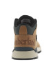 Thumbnail Bottines en cuir nubuck brunes avec un talon plat et des lacets ronds - Image 6