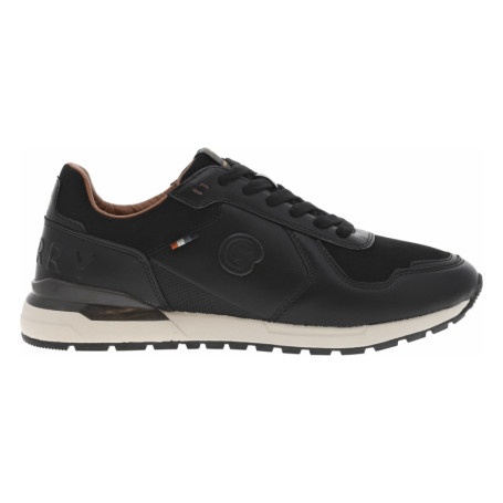 Baskets running noires à talon plat avec des...
