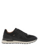 Thumbnail Baskets running noires à talon plat avec des lacets et logo cousu