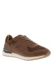 Thumbnail Baskets running cognac à talon plat avec des lacets et logo cousu - Image 3