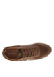 Thumbnail Baskets running cognac à talon plat avec des lacets et logo cousu - Image 4