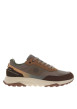 Thumbnail Baskets running brunes à talon plat avec des lacets et logo