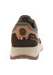 Thumbnail Baskets running brunes à talon plat avec des lacets et logo - Image 5