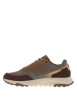 Thumbnail Baskets running brunes à talon plat avec des lacets et logo - Image 2