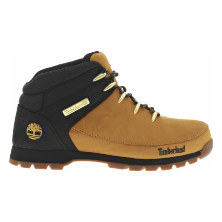 Bottines en cuir nubuck miel à talon plat avec...