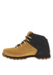 Thumbnail Bottines en cuir nubuck miel à talon plat avec des lacets ronds tressés - Image 3