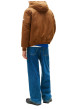Thumbnail Blouson camel uni avec une coupe ajustée et un col à capuche réglable - Image 4
