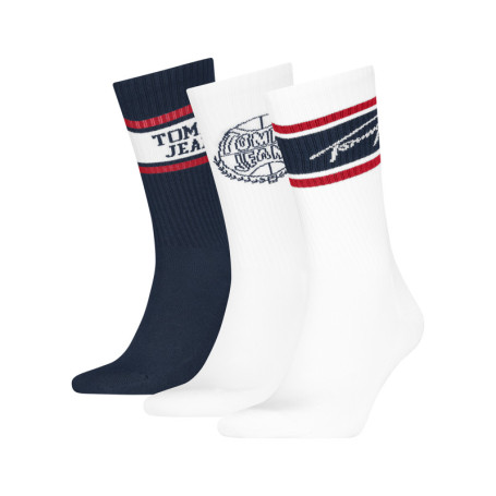Chaussettes hautes en coton mélangé...