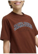 Thumbnail T-shirt en coton brique uni avec une coupe droite et nom iconique - Image 6