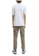 Thumbnail T-shirt en coton gris clair imprimé avec une coupe droite et un col rond - Image 4