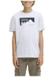 Thumbnail T-shirt en coton gris clair imprimé avec une coupe droite et un col rond - Image 5