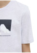 Thumbnail T-shirt en coton gris clair imprimé avec une coupe droite et un col rond - Image 7