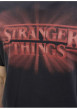 Thumbnail T-shirt en coton noir imprimé série à la poitrine et au dos avec un col rond - Image 2