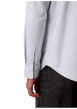 Thumbnail Chemise en coton ciel unie avec une coupe droite et un col à rabats - Image 5