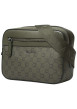 Thumbnail Sac à bandoulière kaki pourvu d'un motif monogramme contrasté - Image 2