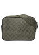 Thumbnail Sac à bandoulière kaki pourvu d'un motif monogramme contrasté - Image 3