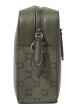Thumbnail Sac à bandoulière kaki pourvu d'un motif monogramme contrasté - Image 6