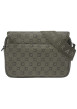 Thumbnail Sac à bandoulière kaki pourvu d'un motif monogramme contrasté - Image 3