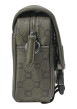 Thumbnail Sac à bandoulière kaki pourvu d'un motif monogramme contrasté - Image 6