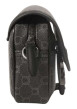 Thumbnail Sac à bandoulière anthracite orné d'un motif monogramme contrasté - Image 6