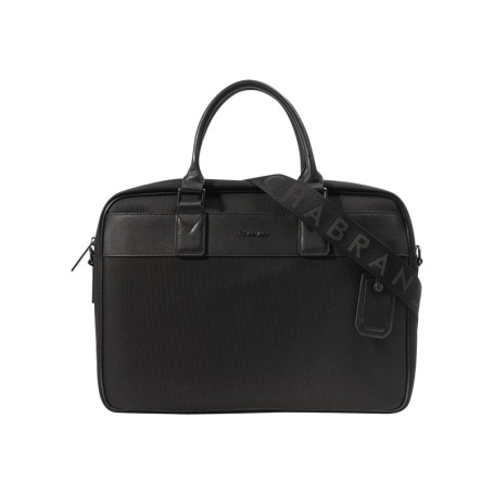 Sac porte documents noir à bandoulière réglable...