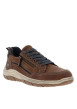 Thumbnail Sneakers cognac à talon plat avec des lacets et un zip latéral - Image 3
