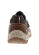 Thumbnail Sneakers cognac à talon plat avec des lacets et un zip latéral - Image 6
