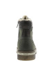 Thumbnail Bottines kaki à talon décroché bas avec un zip et des lacets ronds - Image 6