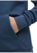 Thumbnail Sweat en coton mélangé bleu imprimé avec une coupe droite et un col à capuche - Image 5