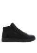 Thumbnail Baskets noires à talon plat avec des lacets et un zip latéral