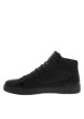 Thumbnail Baskets noires à talon plat avec des lacets et un zip latéral - Image 2
