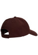 Thumbnail Casquette en coton biologique brune unie avec un logo brodé à l’avant - Image 2