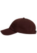 Thumbnail Casquette en coton biologique brune unie avec un logo brodé à l’avant - Image 3