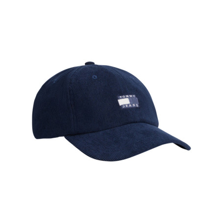 Casquette en coton biologique marine unie avec...