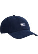 Thumbnail Casquette en coton biologique marine unie avec une fermeture strapback