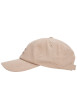 Thumbnail Casquette beige unie avec une fermeture strapback et un bouton supérieur - Image 3