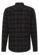 Thumbnail Chemise en coton marron à carreaux avec une coupe regular fit - Image 2