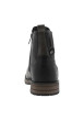 Thumbnail Boots noires à soufflet élastiqué avec une languette d'aisance - Image 6