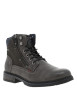 Thumbnail Bottines grises à talon décroché bas avec un logo embossé au talon - Image 3