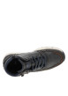 Thumbnail Baskets running grises à talon plat avec un zip et des lacets ronds - Image 4