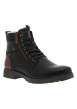 Thumbnail Bottines noires avec une doublure en maille sherpa et un zip latéral - Image 3