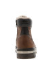 Thumbnail Bottines brunes à talon décroché bas avec une doublure en maille sherpa - Image 6