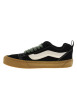 Thumbnail Baskets skate kaki à talon plat avec une languette rembourrée - Image 2