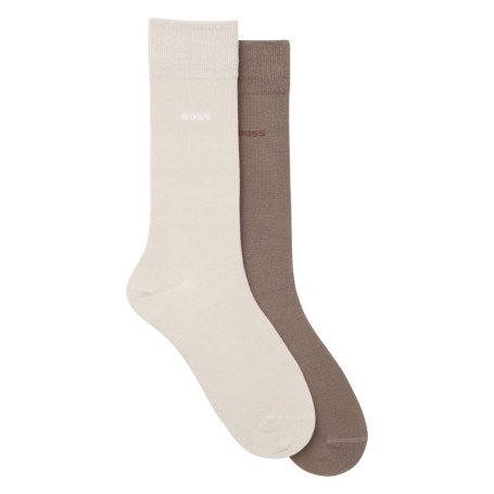Lot de 2 paires de chaussettes hautes en coton...