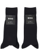 Thumbnail Lot de 4 paires de chaussettes hautes en coton mélangé noires unies - Image 3