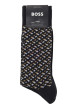 Thumbnail Lot de 4 paires de chaussettes hautes en coton mélangé noires unies - Image 3