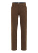 Thumbnail Jean Tramper Straight en coton marron uni avec une coupe droite