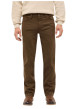 Thumbnail Jean Tramper Straight en coton marron uni avec une coupe droite - Image 4